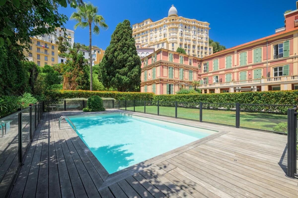 Apartamento Le Coq Wagner - Parking - Air Conditioning - Pool Menton Exterior foto